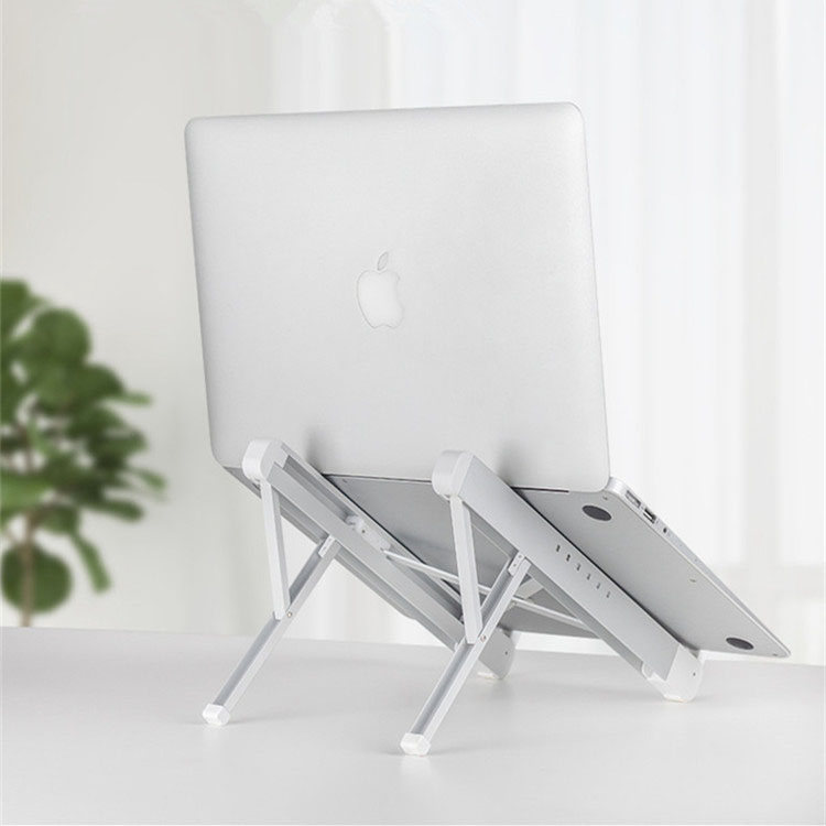 Suporte de alumínio ajustável vertical ergonômico para notebook